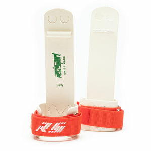 
                  
                    Load image into Gallery viewer, Reisport® Women&amp;#39;s Uneven Bar Grips - Hook/Loop front and back view on white background
                  
                