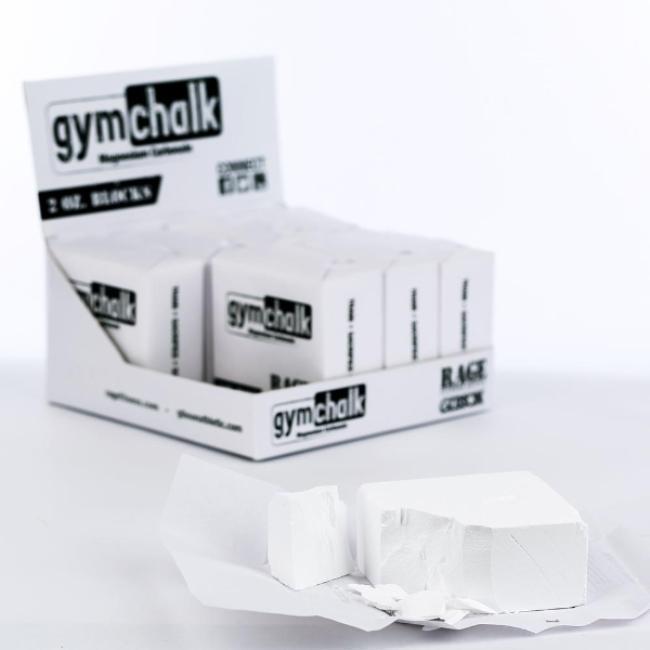 Gibson Athletic Premium Block Gym Chalk. Magnesium Carbonate