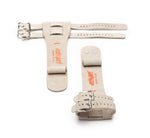 Reisport® Men's Ring Grips - Double Buckle up and down view on white background
