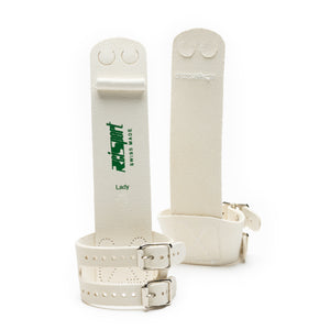 
                  
                    Load image into Gallery viewer, Reisport® Women&amp;#39;s Uneven Bar Grips - Double Buckle front and back view on white background
                  
                